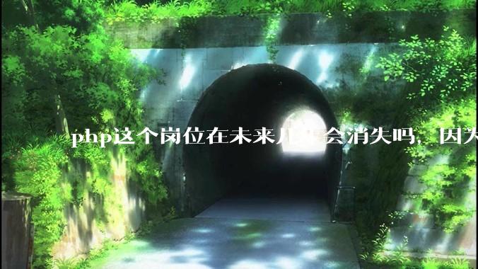 php这个岗位在未来几年会消失吗，因为刚从事php有点焦虑?