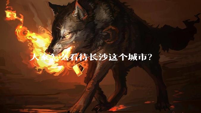 大家怎么看待长沙这个城市？